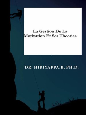 cover image of La gestion de la motivation et ses théories